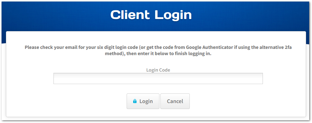 Logincode