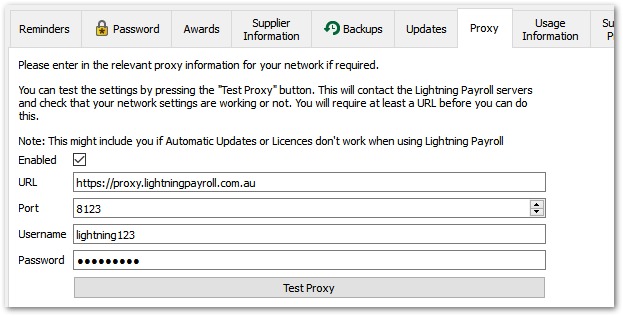 ProxySettings
