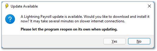 Update Available Question