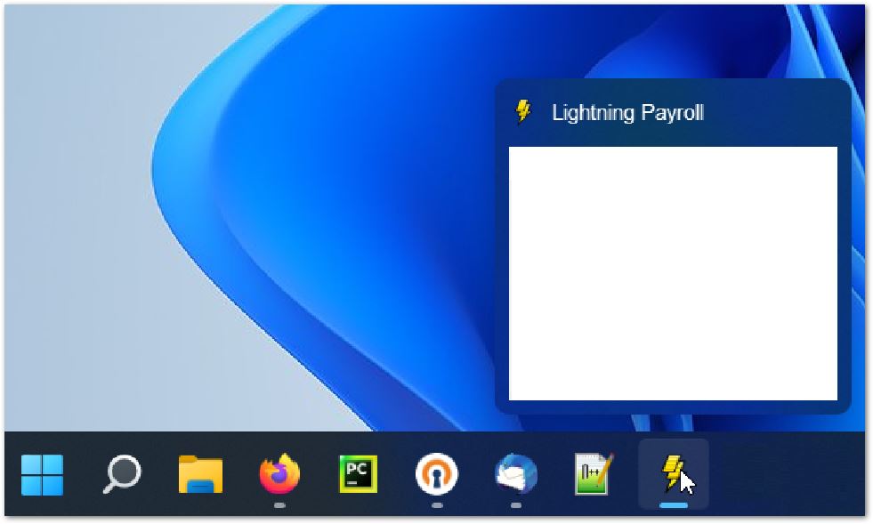 White Screen Windows